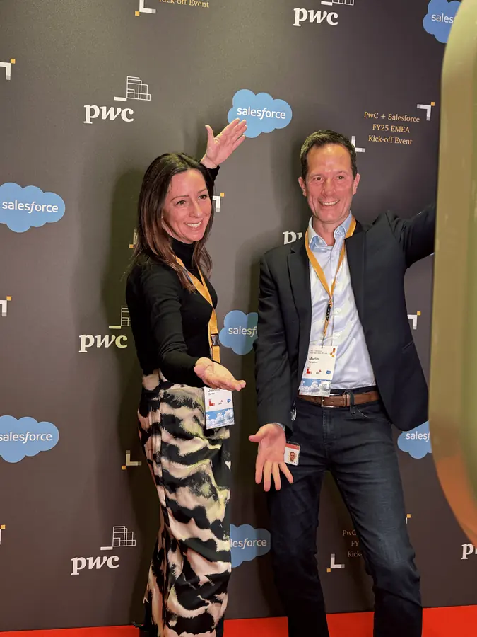 Guests at the PwC and Salesforce kick off