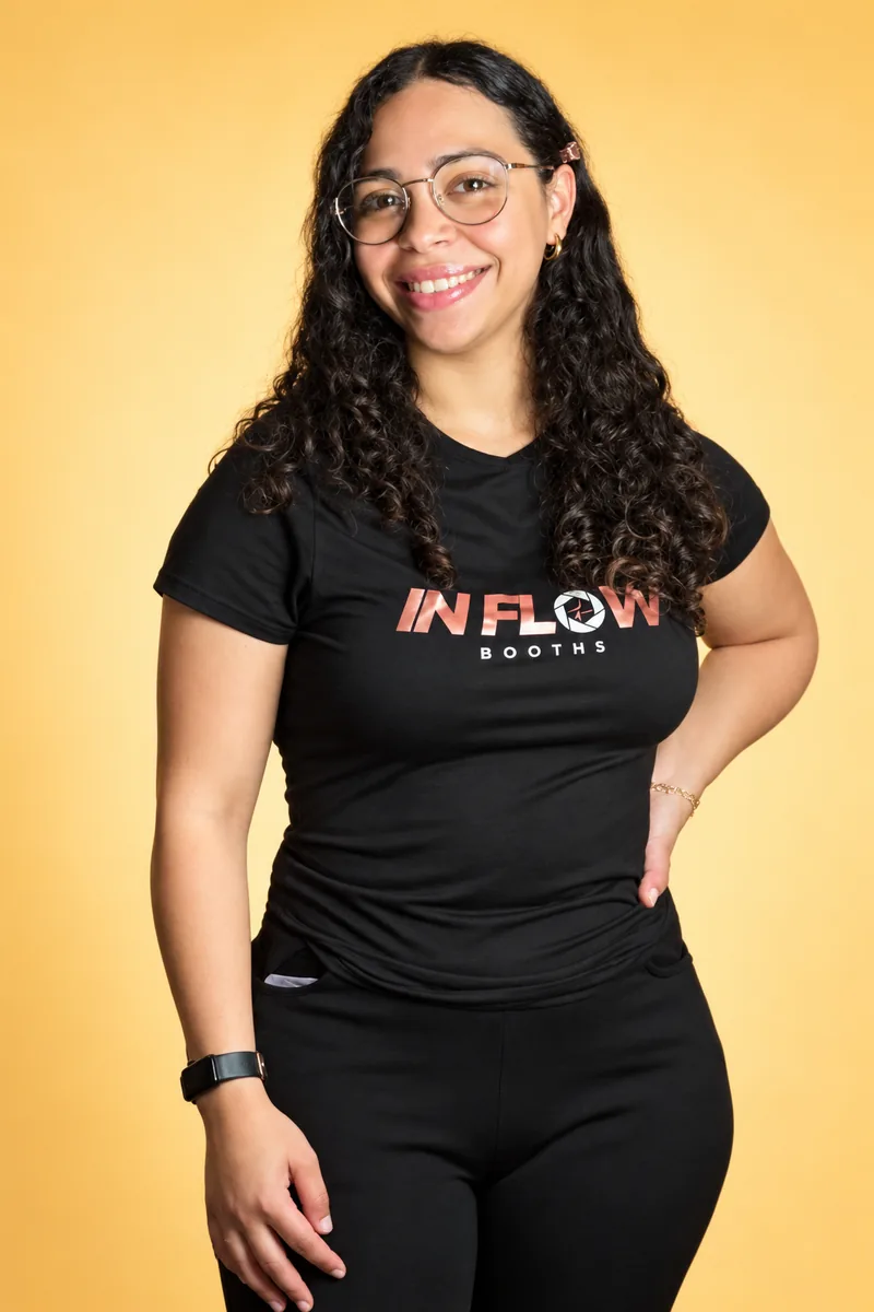 Melanie, co-founder of In Flow Booths